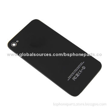 Back Panel, Rear Cover Glass Panel for iPhone 4S
